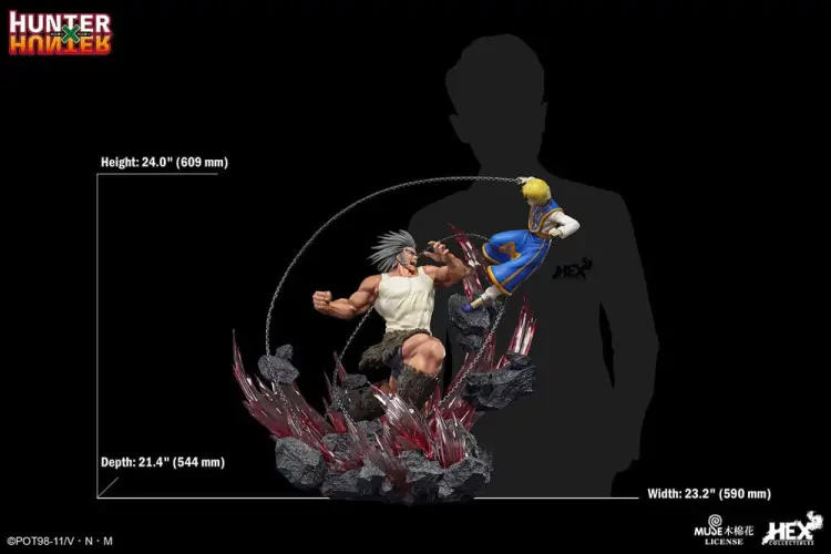 HUNTER X HUNTER - Kurapika VS Uvogin - Statua Elite Dynamic 61 cm