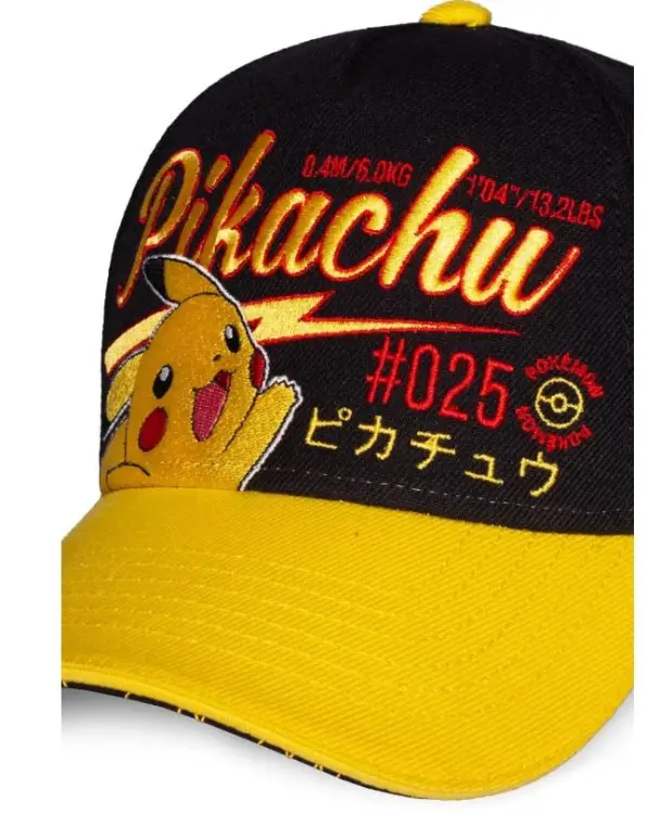 POKEMON - Pikachu #025 - Regulowana czapka
