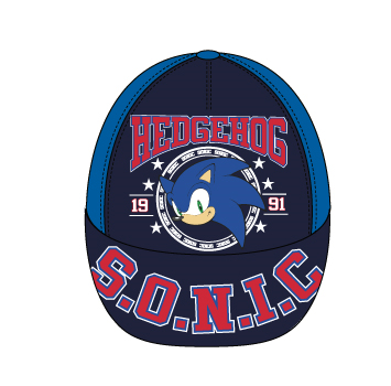 SONIC - Sonic 1991 - Czapka dziecięca niebieska 52cm