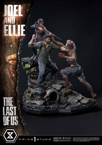 THE LAST OF US - Joel & Ellie - Statuetka Premium Masterline 73 cm