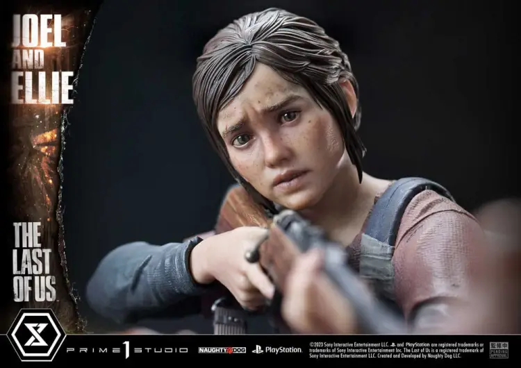 THE LAST OF US - Joel & Ellie - Statuetka Premium Masterline 73 cm