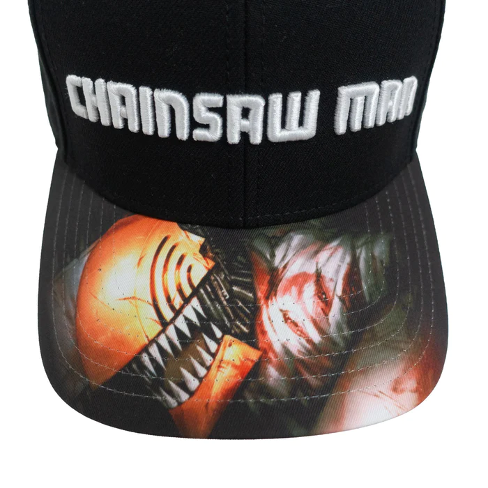 CHAINSAW MAN - Logo - Czapka z daszkiem z haftem