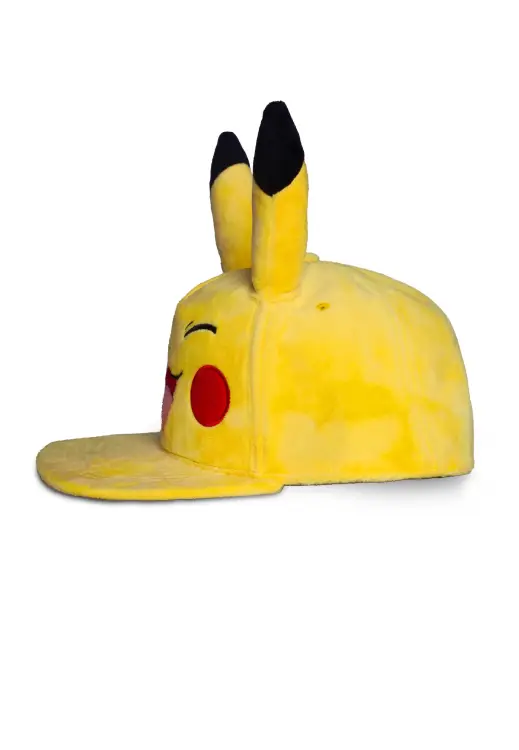 POKEMON - Pikachu Niezwykle Szczęśliwy - Pluszowa czapka nowość