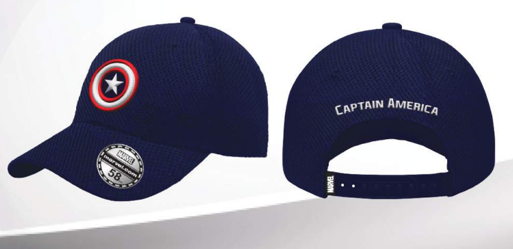 CAPTAIN AMERICA - Logo - Czapka z daszkiem "Honey Comb"