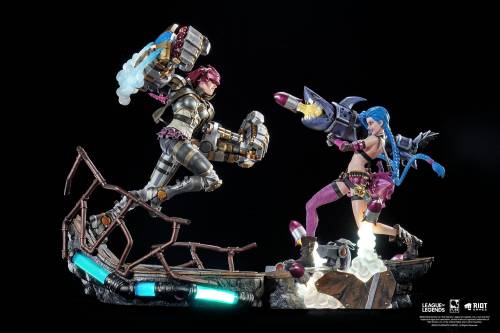 LEAGUE OF LEGENDS - Jinx & Vi - Zestaw 2 figurek 1/6