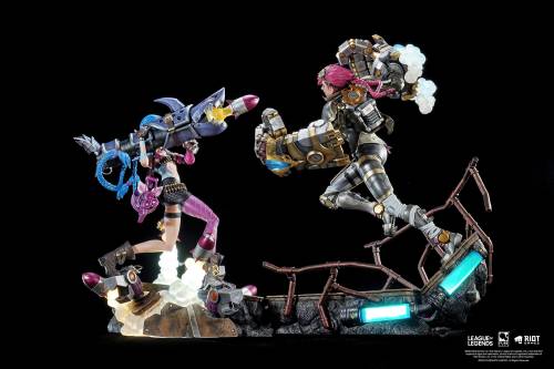 LEAGUE OF LEGENDS - Jinx & Vi - Zestaw 2 figurek 1/6