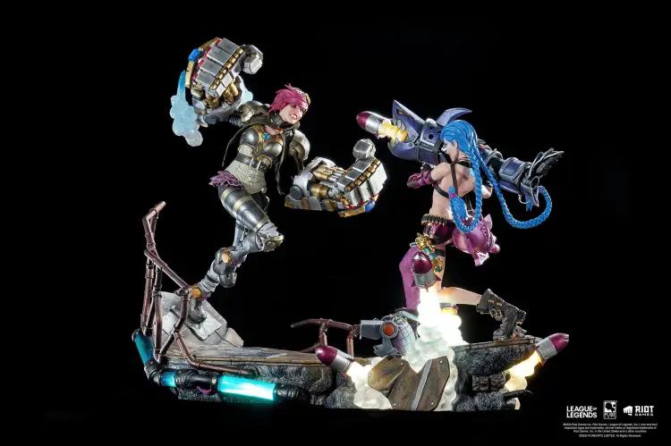 LEAGUE OF LEGENDS - Jinx & Vi - Zestaw 2 figurek 1/6