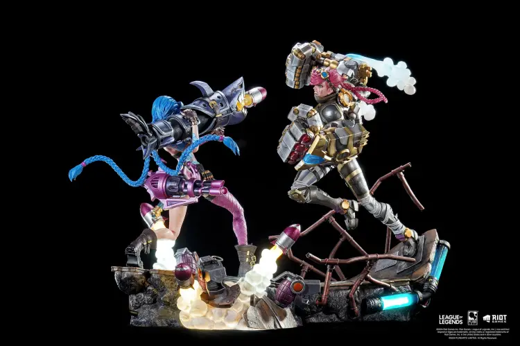 LEAGUE OF LEGENDS - Jinx & Vi - Zestaw 2 figurek 1/6