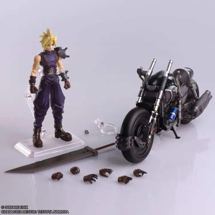 FINAL FANTASY VII - Cloud & Hardy-Daytona - Figurka Bring Arts 15 cm