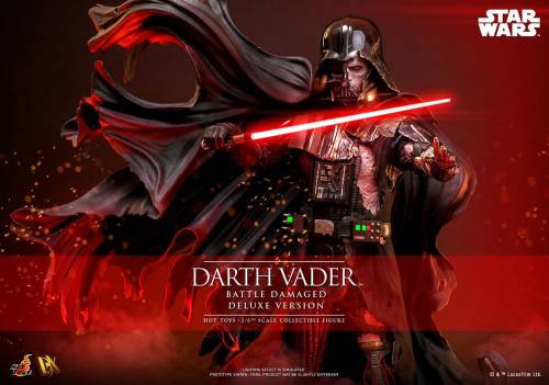 STAR WARS - Dark Vader (Battle Damaged) - Figurka Deluxe 1/6 35cm