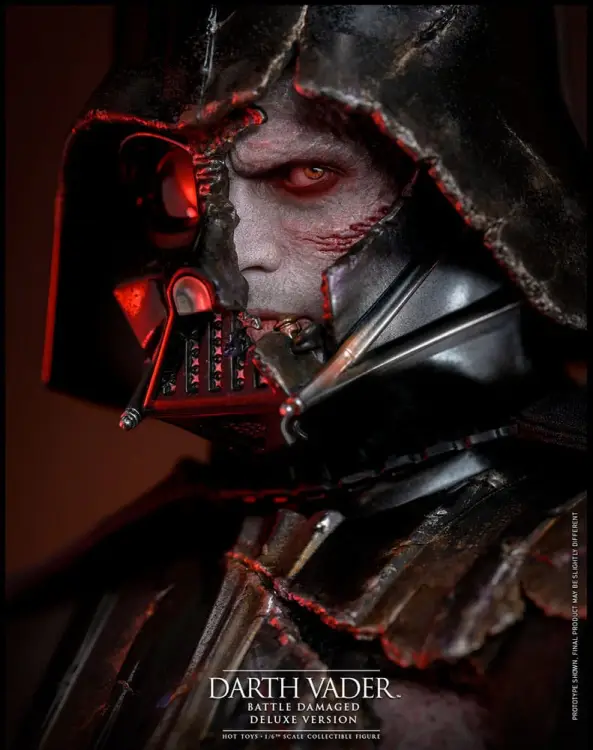 STAR WARS - Dark Vader (Battle Damaged) - Figurka Deluxe 1/6 35cm
