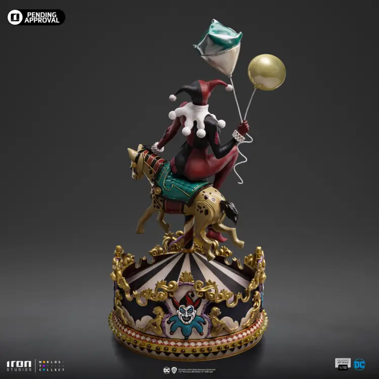 DC - Harley Quinn "Unleashed" - Statua artystyczna w skali 1/10 30 cm