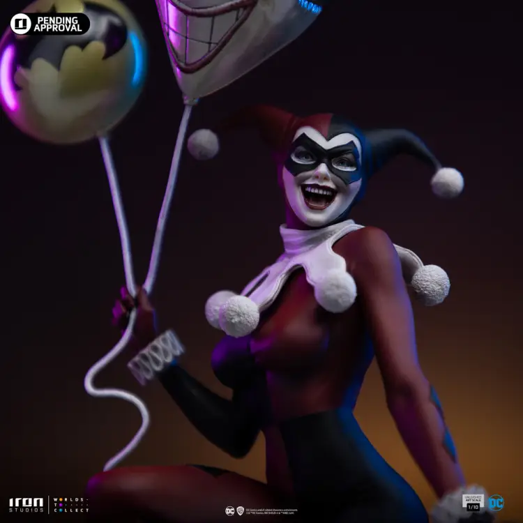 DC - Harley Quinn "Unleashed" - Statua artystyczna w skali 1/10 30 cm