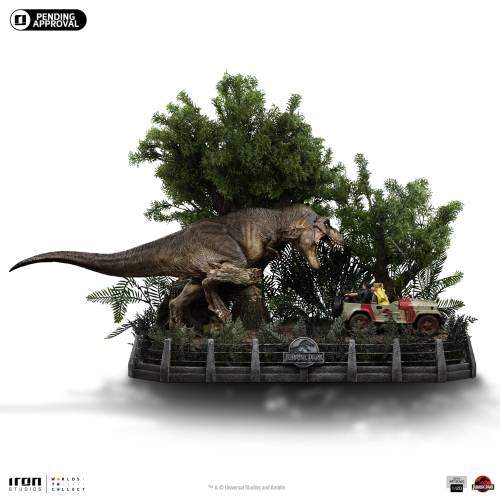 JURASSIC PARK - T-Rex Chase - Statua Demi Art Skala 1/20 60 cm