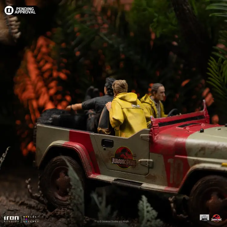 JURASSIC PARK - T-Rex Chase - Statua Demi Art Skala 1/20 60 cm
