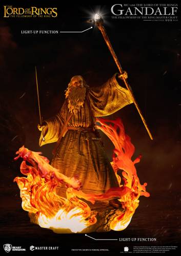 WŁADCA PIERŚCIENI - Gandalf - Statuetka Master Craft 58cm