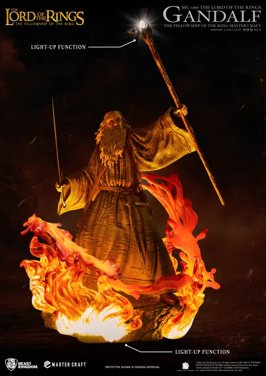 WŁADCA PIERŚCIENI - Gandalf - Statuetka Master Craft 58cm