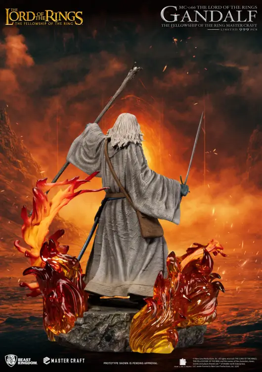 WŁADCA PIERŚCIENI - Gandalf - Statuetka Master Craft 58cm