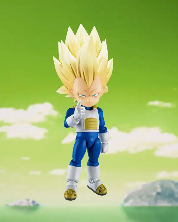 DRAGON BALL DAIMA - Super Saiyan 3 Mini Vegeta -Fig. S.H. Figuarts 8cm