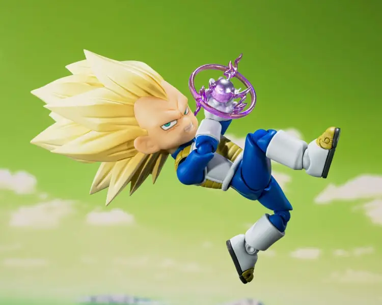 DRAGON BALL DAIMA - Super Saiyan 3 Mini Vegeta -Fig. S.H. Figuarts 8cm