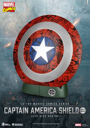 MARVEL - Kapitan Ameryka Tarcza - Statua naturalnej wielkości 64 cm