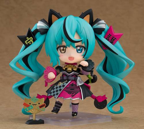 HATSUNE MIKU - Black Maneki Miku - Figurka Nendoroid 10cm