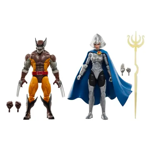 Zestaw 2 figurek: Wolverine 50th Anniversary Marvel Legends Action Figure 2-Pack Wolverine & Lilandra Neramani 15 cm