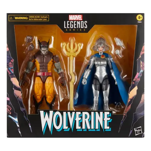 Zestaw 2 figurek: Wolverine 50th Anniversary Marvel Legends Action Figure 2-Pack Wolverine & Lilandra Neramani 15 cm
