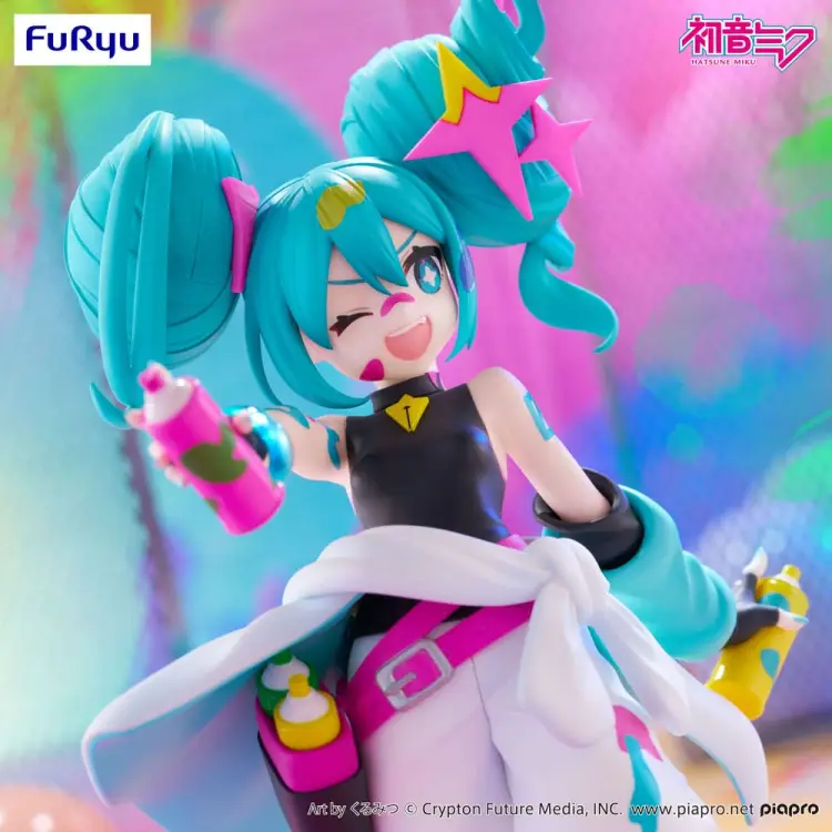 HATSUNE MIKU - Trio Try It Miku Paint Girl - Statuetka 23cm