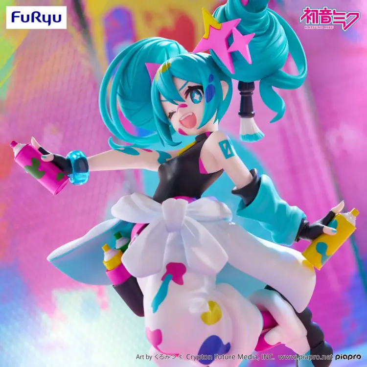HATSUNE MIKU - Trio Try It Miku Paint Girl - Statuetka 23cm