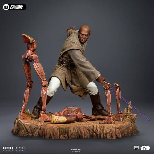 STAR WARS - Mace Windu - Statua artystyczna w skali 1/10 17,85 cm