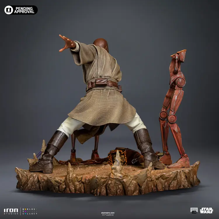 STAR WARS - Mace Windu - Statua artystyczna w skali 1/10 17,85 cm