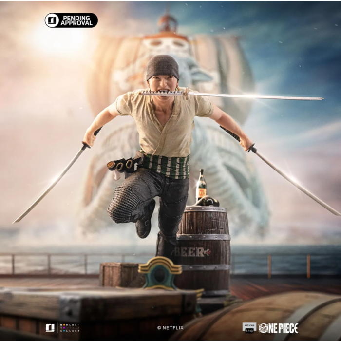 ONE PIECE NETFLIX - Zoro - Statuetka artystyczna w skali 1/10 19,2 cm