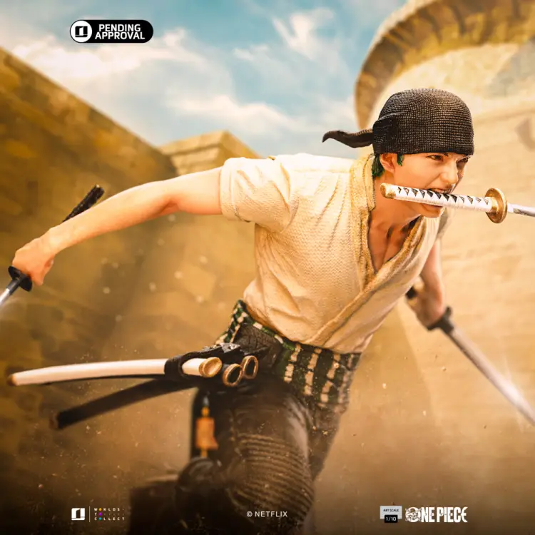 ONE PIECE NETFLIX - Zoro - Statuetka artystyczna w skali 1/10 19,2 cm