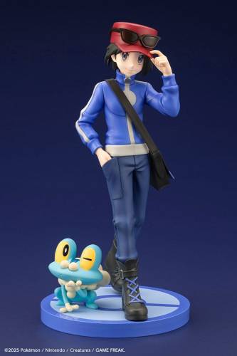 POKEMON - Calem & Froakie - Statuetka ARTFXJ 1/8 1/8 20cm