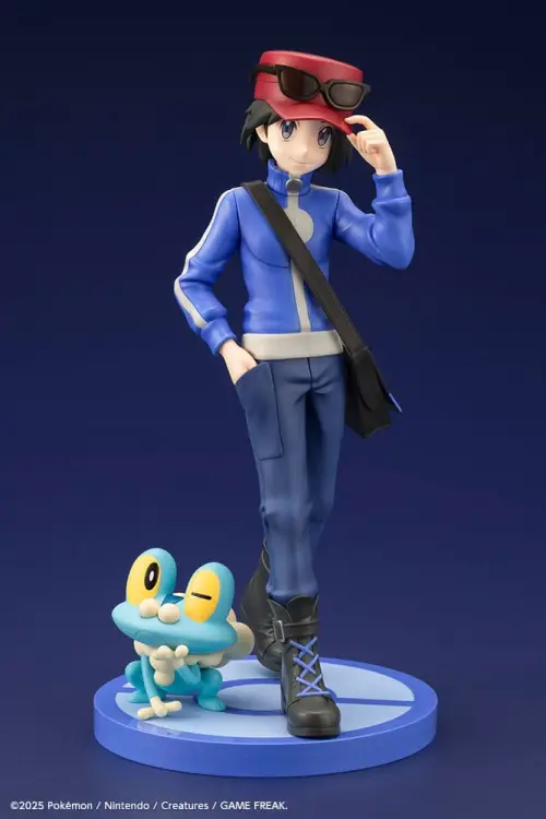 POKEMON - Calem & Froakie - Statuetka ARTFXJ 1/8 1/8 20cm