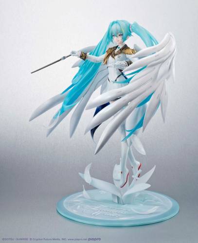GUNDAM X HATSUNE MIKU - Lucra Miku x Wing Gundam Zero - Statua 27 cm