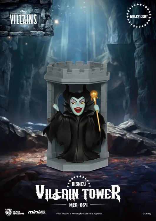 DISNEY VILLAINS - Tower Series - Zestaw 6 figurek w ślepym pudełku 11,5 cm