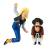 DRAGON BALL Z - Android 18 i Mr Satan - figurki do dopasowania 11 i 8 cm