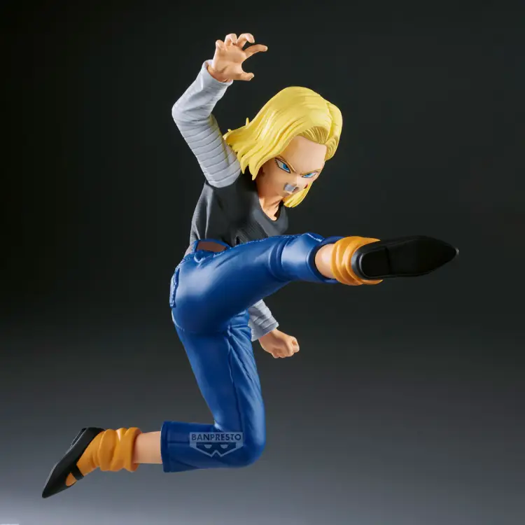 DRAGON BALL Z - Android 18 i Mr Satan - figurki do dopasowania 11 i 8 cm