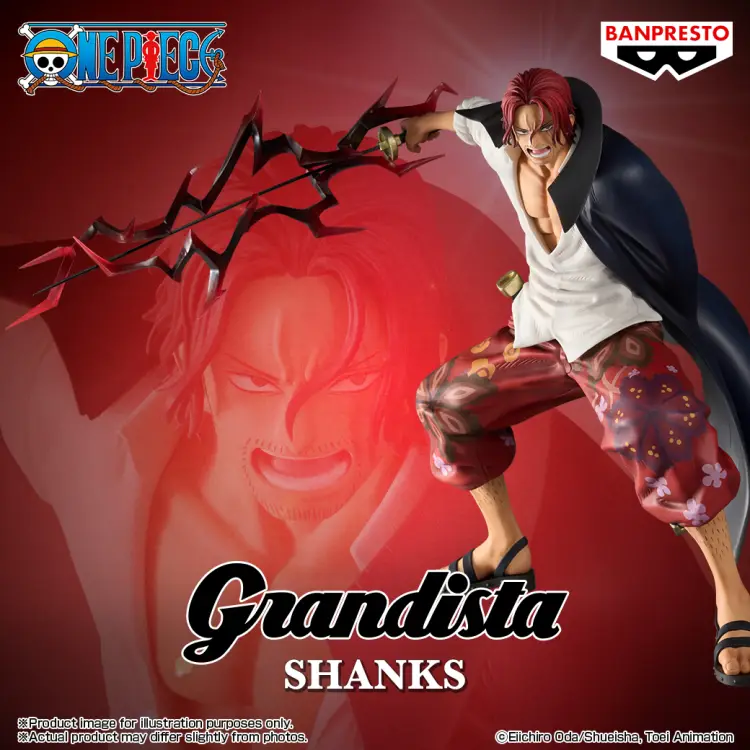 ONE PIECE - Shanks - Figurka Grandista 22cm