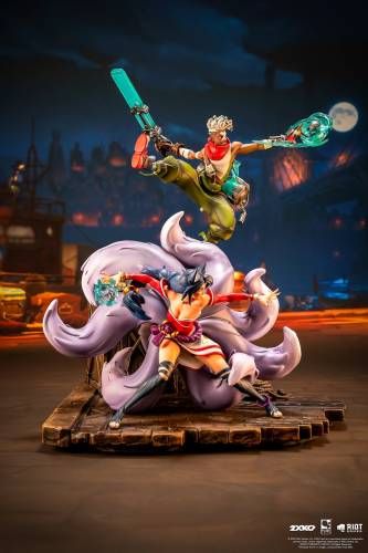 LEAGUE OF LEGENDS - Ekko & Ahri - Statua Diorama 1/10 30cm