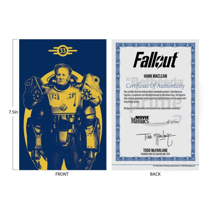 FALLOUT - Hank Maclean (sezon 2) - Figurka Movie Maniacs 17 cm