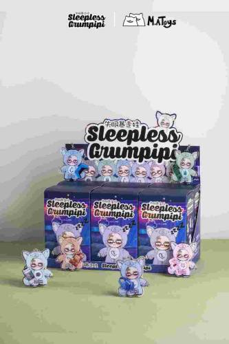 Pluszak Sleeples Grumpipi + akrylowy brelok do kluczy i karta - BLIND BOX - 13 cm