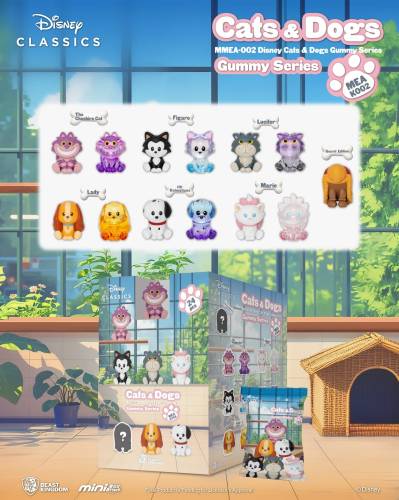 DISNEY - Cats & Dogs Gummy Series - Figurka Blind Box 3,4 cm