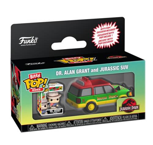 JURASSIC PARK - Bitty Pop Ride - Jurajski SUV z doktorem Grantem