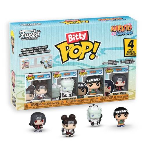 NARUTO SHIPPUDEN - Bitty Pop 4 Pack 2.5cm - Bitwy