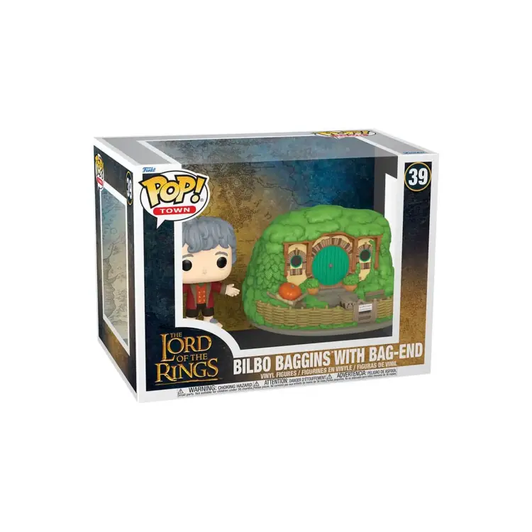 Funko POP! Town: The Lord of the Rings - Bilbo Baggins with Bag-End #39