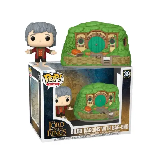 Funko POP! Town: The Lord of the Rings - Bilbo Baggins with Bag-End #39