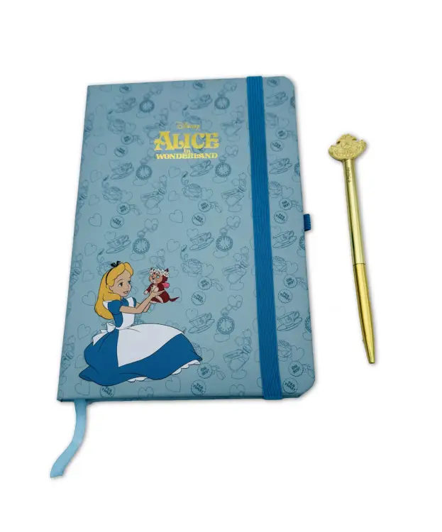 ALICE IN WONDERLAND - Zestaw Premium A5 Notatnik + Długopis